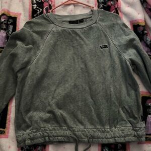 Vans sage green sweatshirt